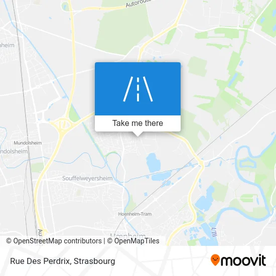 Rue Des Perdrix map
