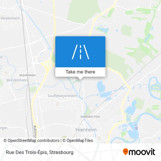 Rue Des Trois-Épis map