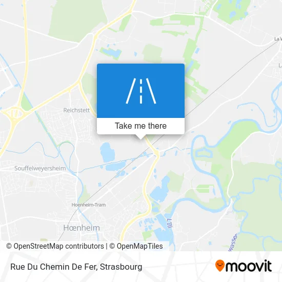 Rue Du Chemin De Fer map