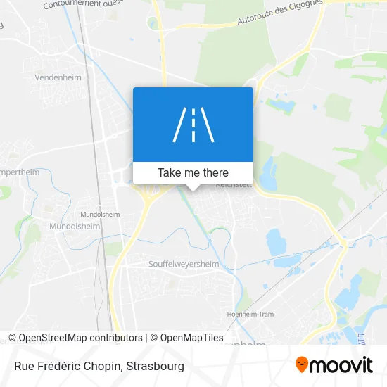 Rue Frédéric Chopin map