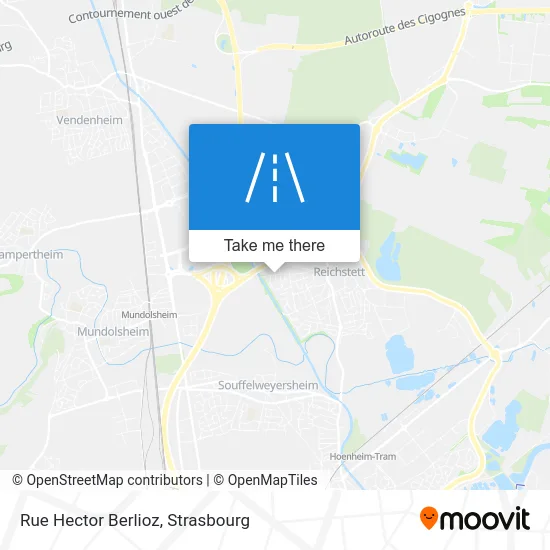 Rue Hector Berlioz map