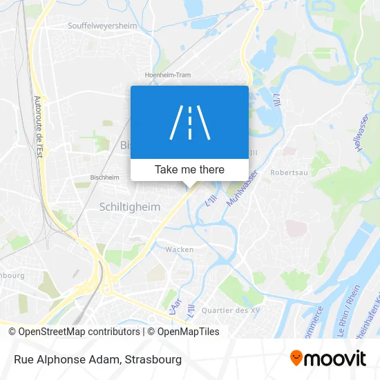 Rue Alphonse Adam map