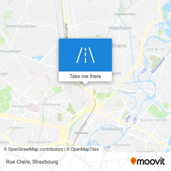 Rue Claire map