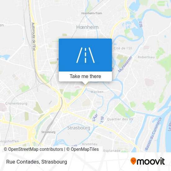 Rue Contades map
