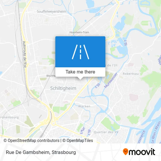 Rue De Gambsheim map