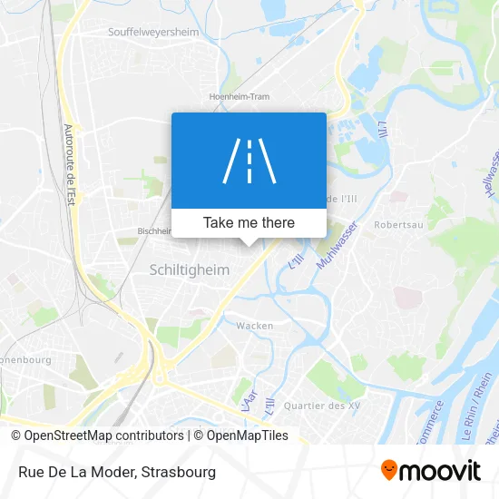 Rue De La Moder map
