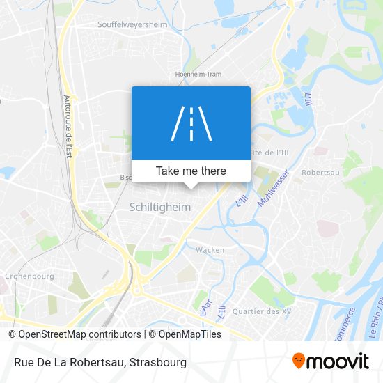 Rue De La Robertsau map