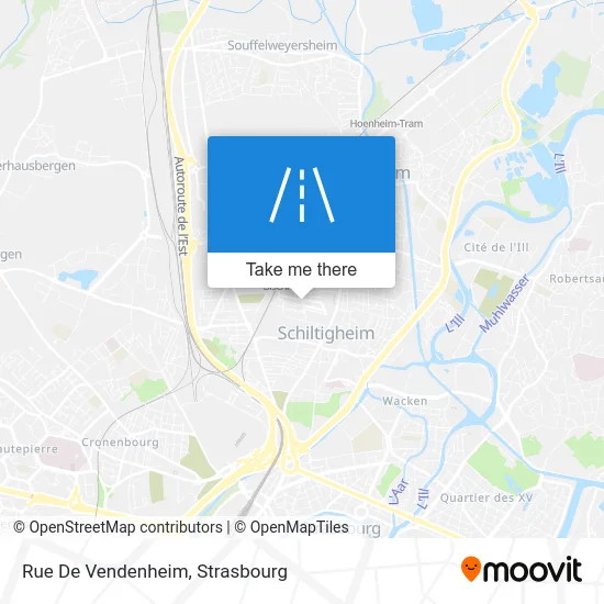Rue De Vendenheim map