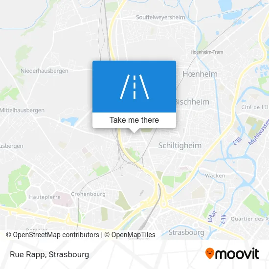 Rue Rapp map
