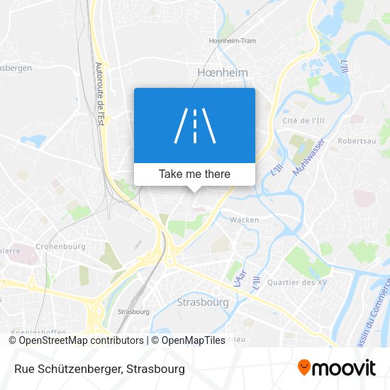 Rue Schützenberger map