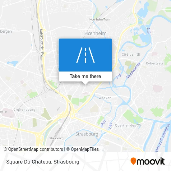 Square Du Château map