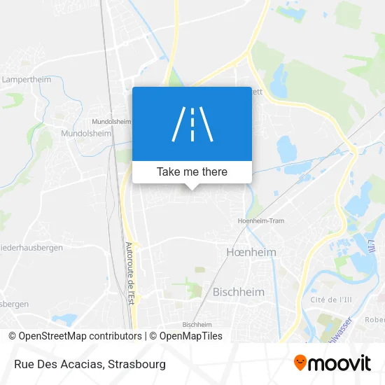 Rue Des Acacias map