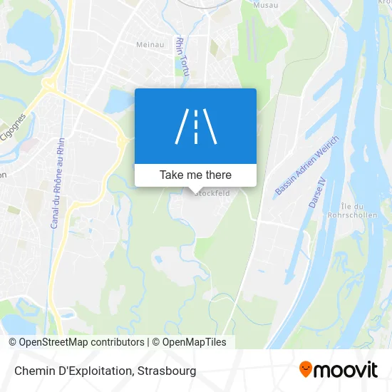 Chemin D'Exploitation map