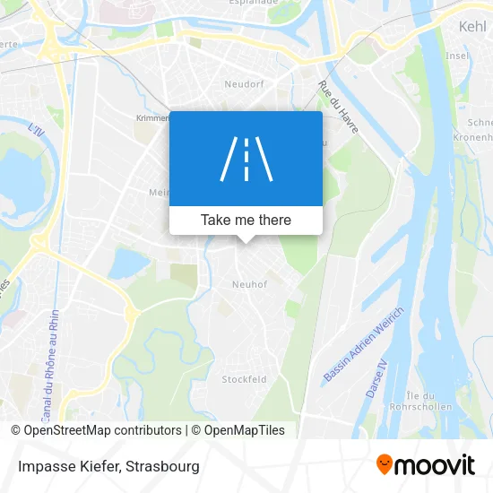 Impasse Kiefer map