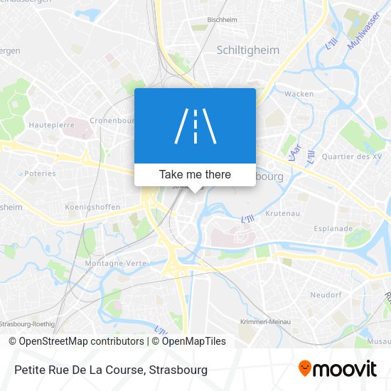 Petite Rue De La Course map