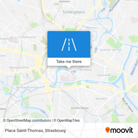 Place Saint-Thomas map