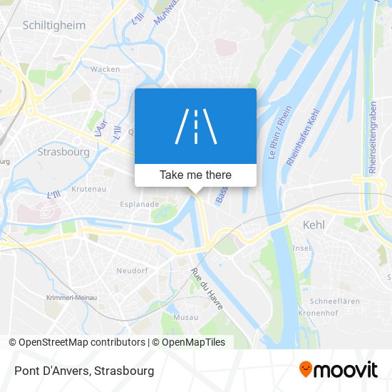 Pont D'Anvers map