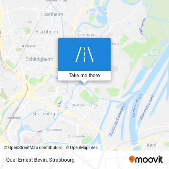 Quai Ernest Bevin map