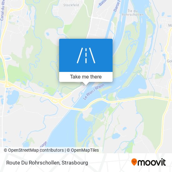 Route Du Rohrschollen map