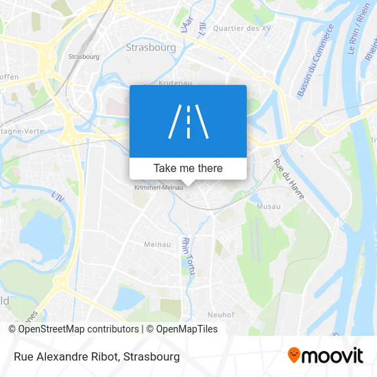 Rue Alexandre Ribot map