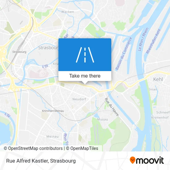 Rue Alfred Kastler map