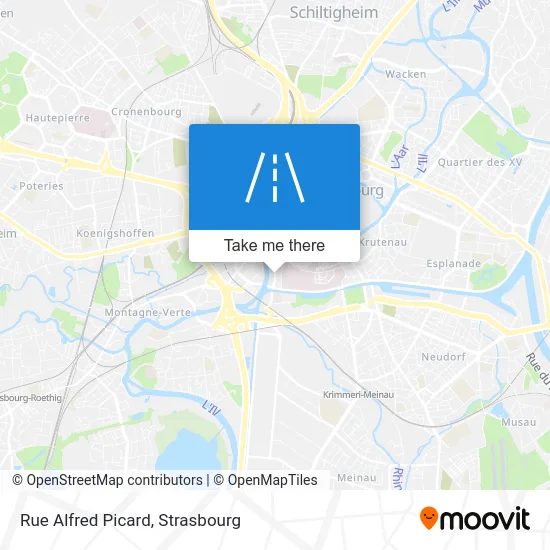 Rue Alfred Picard map