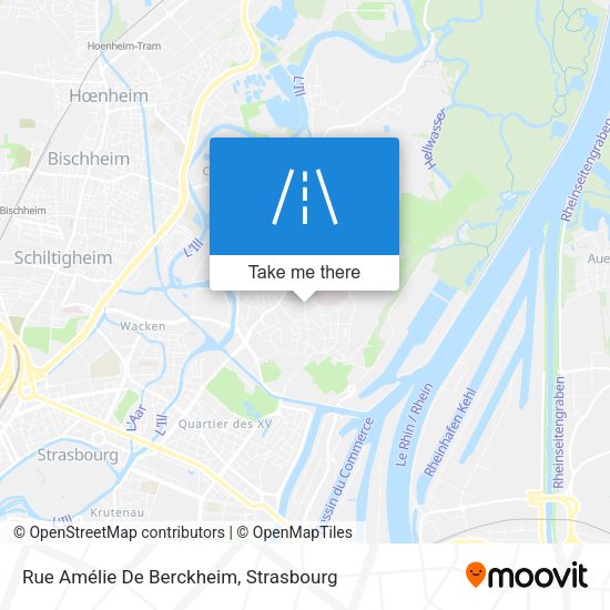 Rue Amélie De Berckheim map