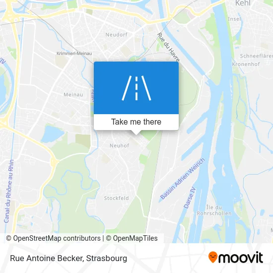 Rue Antoine Becker map