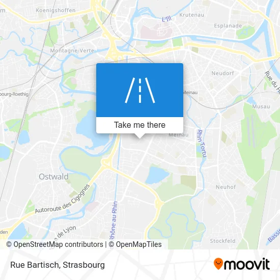Rue Bartisch map