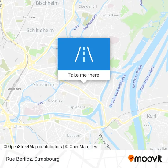 Rue Berlioz map