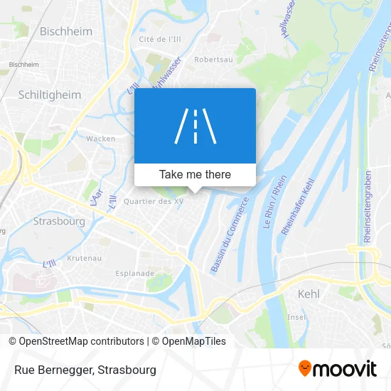 Rue Bernegger map
