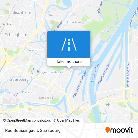 Rue Boussingault map