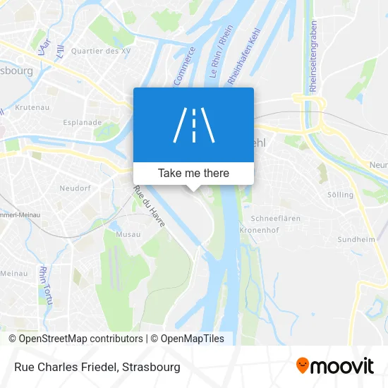 Rue Charles Friedel map
