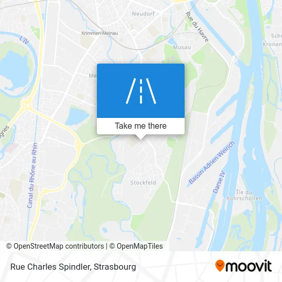 Rue Charles Spindler map