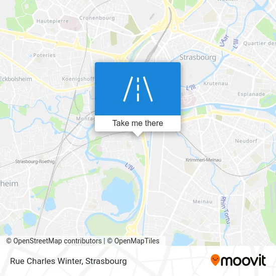 Rue Charles Winter map