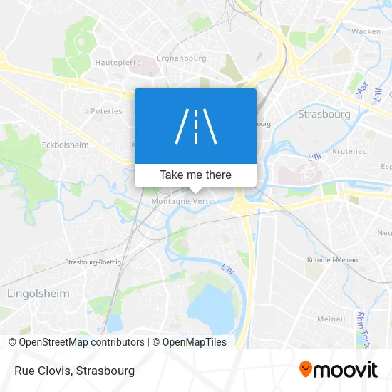 Rue Clovis map