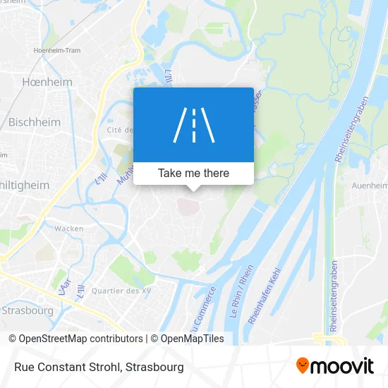 Rue Constant Strohl map