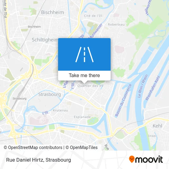 Rue Daniel Hirtz map