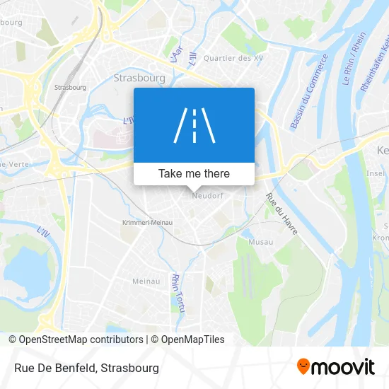 Rue De Benfeld map