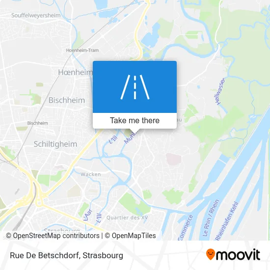 Rue De Betschdorf map
