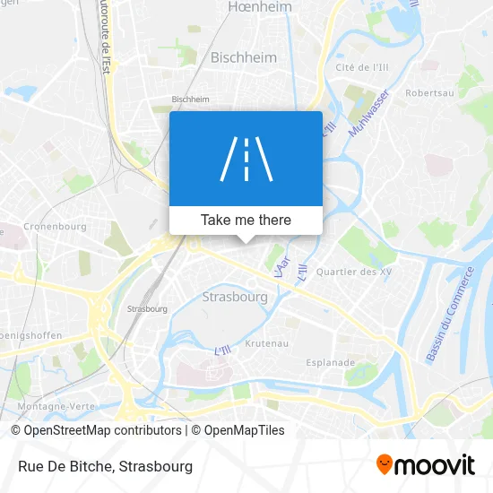 Rue De Bitche map
