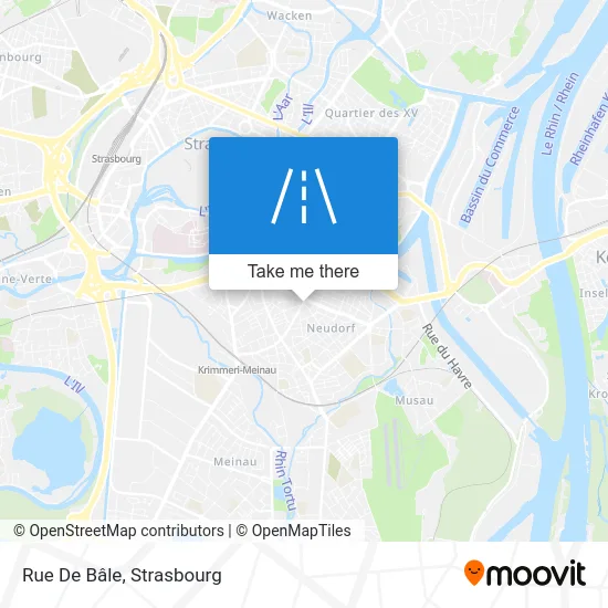 Rue De Bâle map