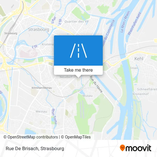 Rue De Brisach map
