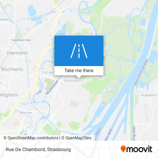 Mapa Rue De Chambord