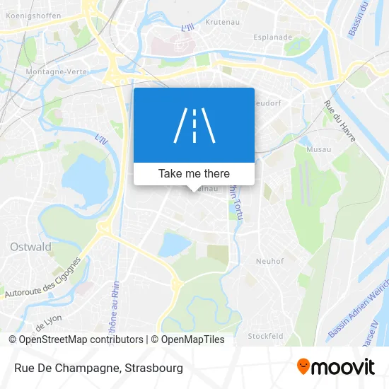 Rue De Champagne map