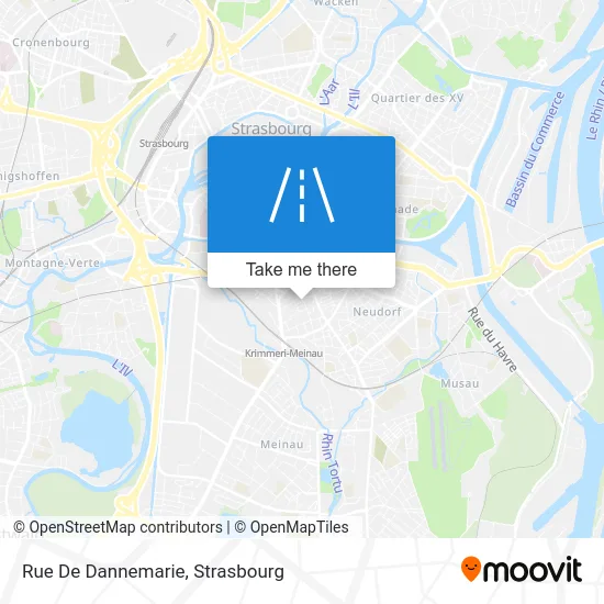 Rue De Dannemarie map