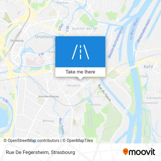 Rue De Fegersheim map