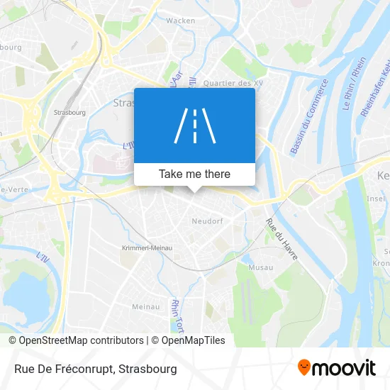 Rue De Fréconrupt map