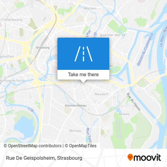 Rue De Geispolsheim map