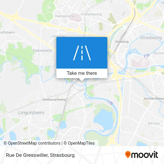 Rue De Gresswiller map
